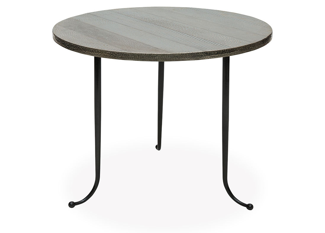 Calico Side Table - Silver